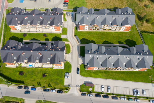 istock New Row Houses, Aerial View 1440332712