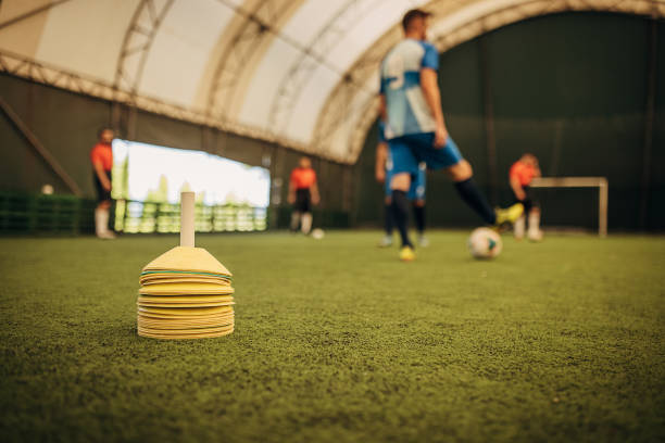 istock Soccer players training together 1440336935