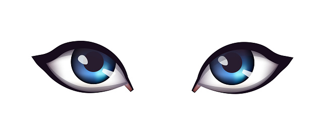 Ilustración de Romántico Dibujos Animados Ojos Azules De Chicas Con Luz Reflejada y más Vectores Libres de Derechos de Niño - iStock Ilustración de Romántico Dibujos Animados Ojos Azules De Chicas Con Luz Reflejada y más Vectores Libres de Derechos de Niño - iStock