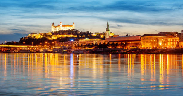 istock Bratislava Old town on Danube river, Slovakia 1440344580