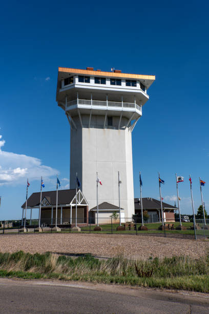 Golden Spike Tower Golden Spike Tower is a tourist destination built as an observation platform above the sprawling Union Pacific Railroad Bailey classification yard in North Platte, Nebraska. It is eight stories tall. The profile of the tower resembles the shape of a rail spike.
North Platte, Nebraska, USA
07/13/2022 robert michaud stock pictures, royalty-free photos & images