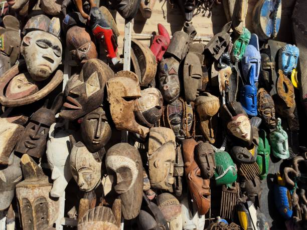 istock African masks in Marrakech 1440354539