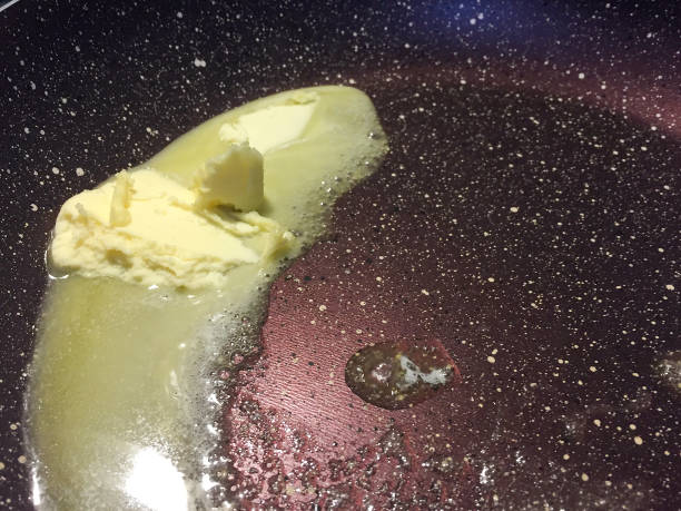 istock Butter melting in the cooking pan 1440357071