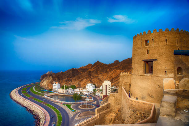 muttrah corniche в маскате, оман - oman стоковые фото и изображения