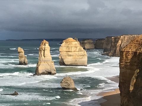 Storm brewing over the 12 apostles