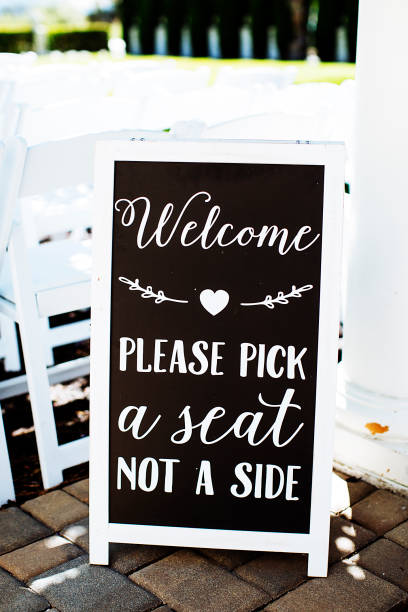 istock Pick A Seat Wedding Sign 1440393974