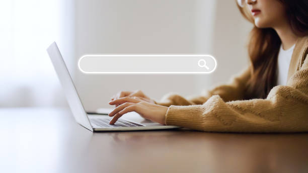 istock Women using computer laptop to find what they are interested in. Searching information data on internet networking concept 1440404132