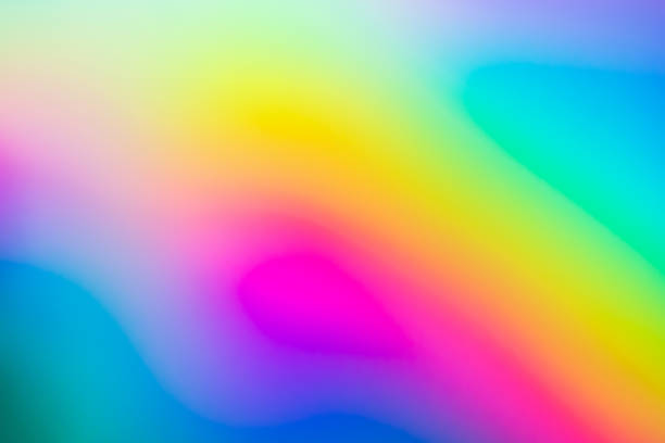 istock Abstract blur holographic rainbow foil iridescent background 1440408738