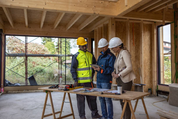 istock Viewing plans for renovation house 1440409382