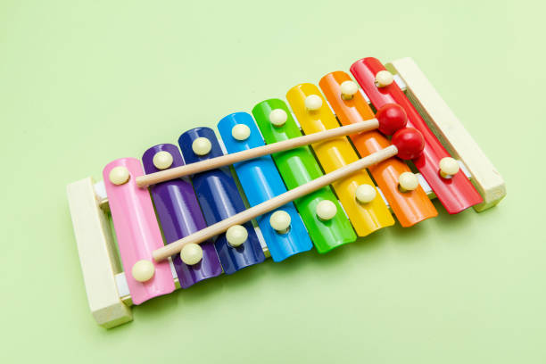 istock Colorful wooden xylophone toy 1440410695