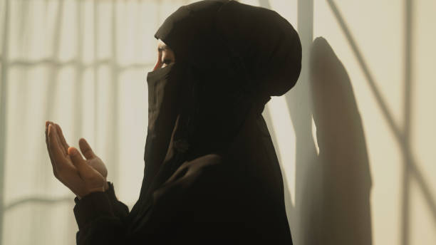 istock islamic prayer woman 1440410859