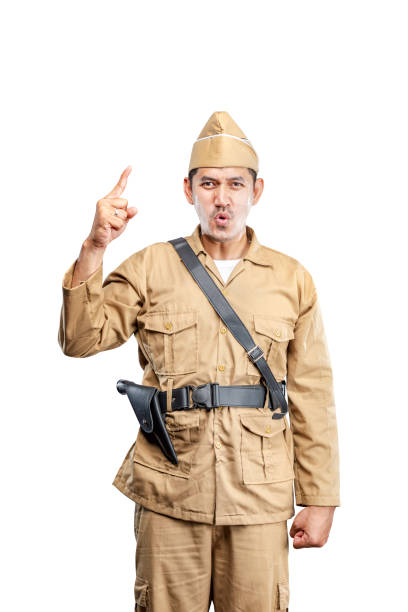 istock Indonesian freedom fighters standing 1440421053