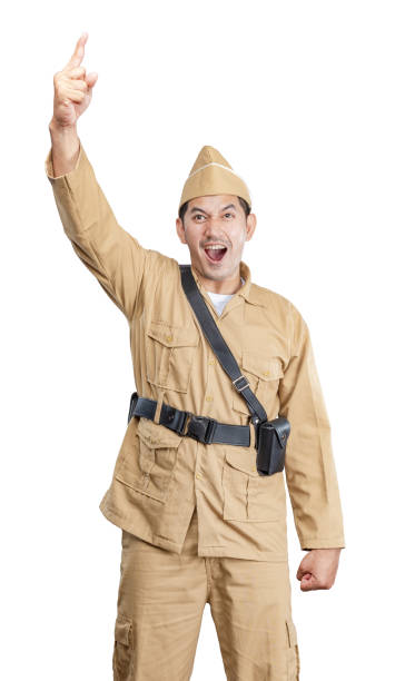 istock Indonesian freedom fighters standing 1440421139