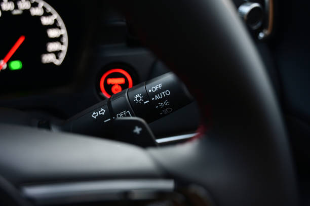 istock dashboard of automobile transportation, interior design for car 1440421627