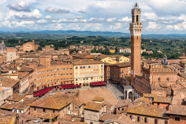 istock Piazza del Campo in Siena, Italy 1440430433