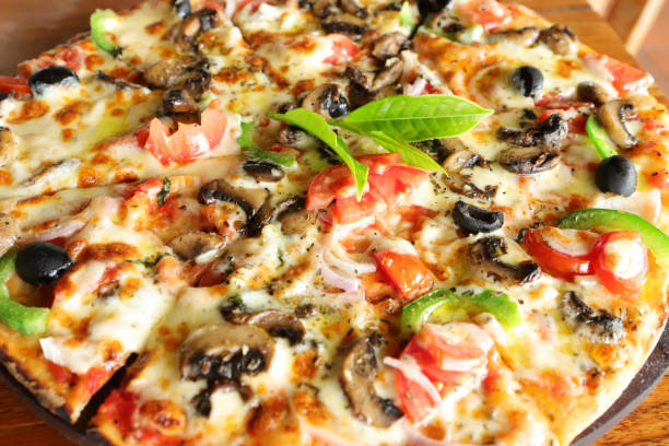 istock Pizza with Green Tea Leaves, Mauritius 1440433720