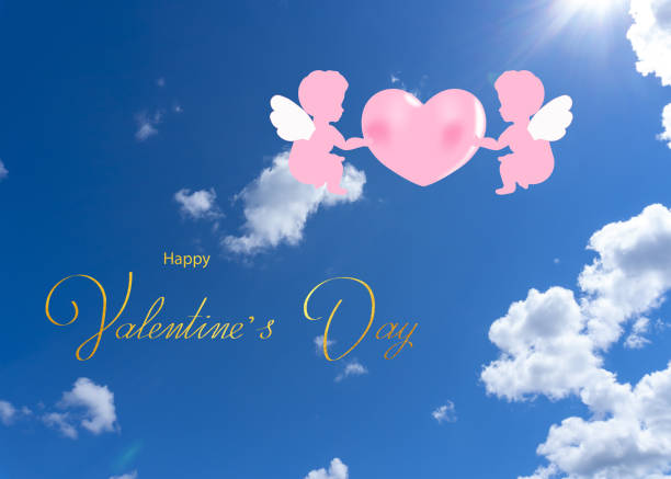 Beautiful card for Valentine's Day, can also be used as a flyer or banner