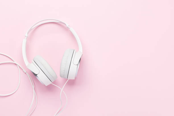 istock Headphones on pink 1440444115