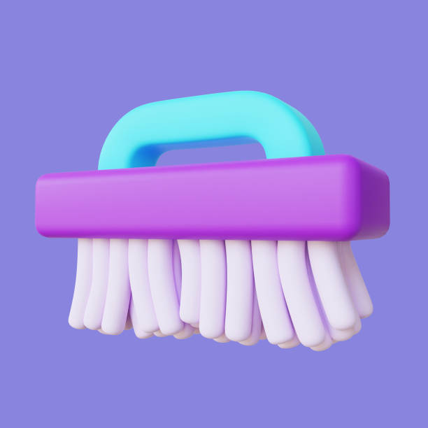 istock Hand Brush Cleaner 3d Illustration 1440448225