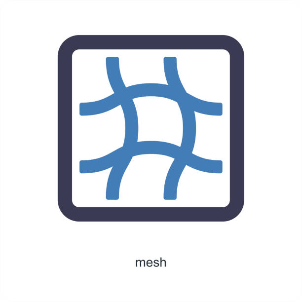 Wire Mesh Symbol 10+ Expanded Metal Mesh Stock İllüstrasyonlar, Royalty-Free Vektör ...