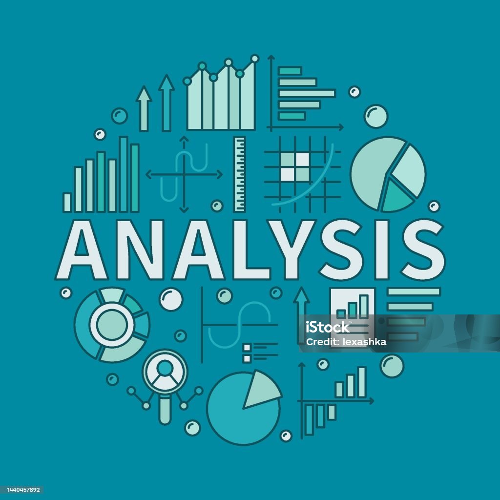Analysis Reference Images Analysis Vector Circular Illustration Stock Illustration - Download ...