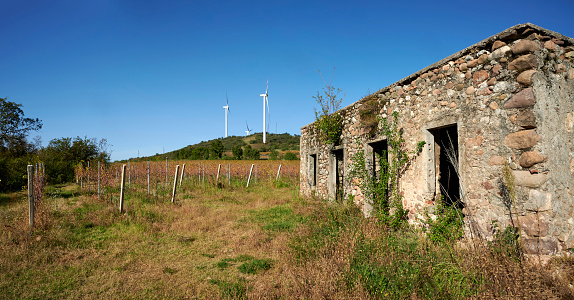 Rivoli Veronese (Vr),Italy,  some wind power plants