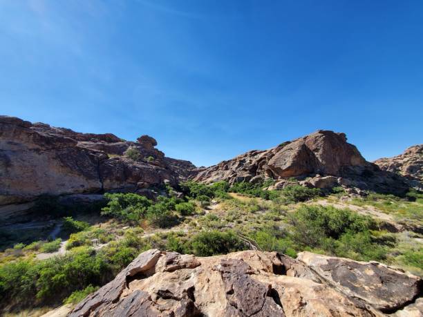 istock Landscape of rocky hills 1440460918