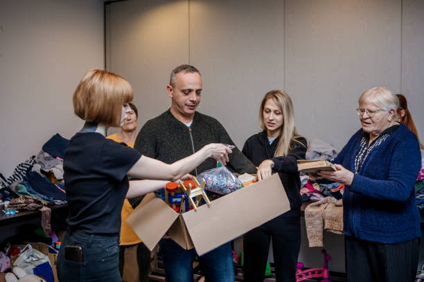 istock A community care giver volunteering at a refugee centre 1440464408