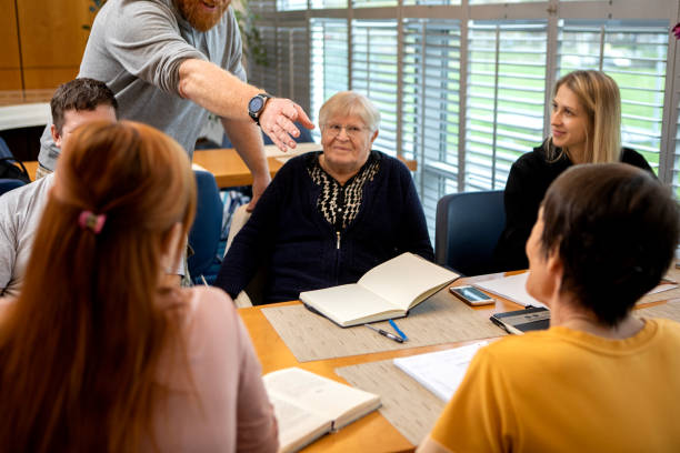 istock A community care giver volunteering at a refugee learning centre 1440464702