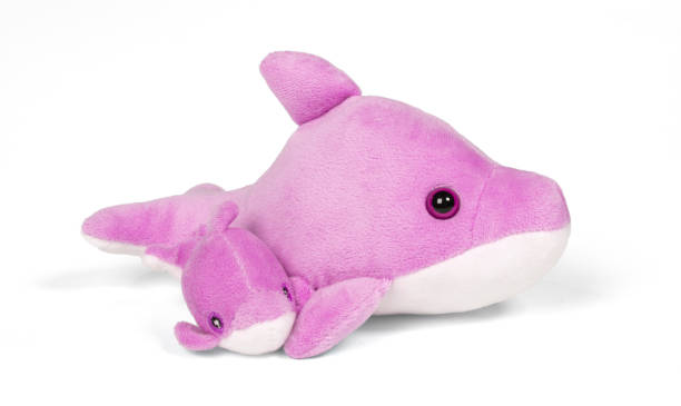 istock Pliuche dolphin toy on white 1440466427