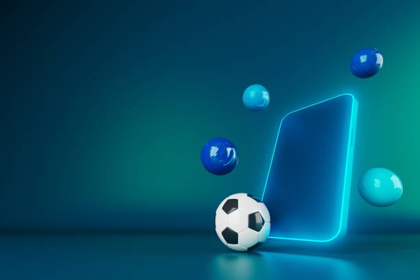 istock 3d football object design. realistic rendering. abstract futuristic background. 3d illustration. motion geometry concept. sport competition graphic. tournament game bet content. soccer ball element. 1440470972