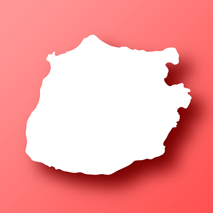 Sab Map Backround Saba Map On Red Background With Shadow Stock Illustration - Download ...