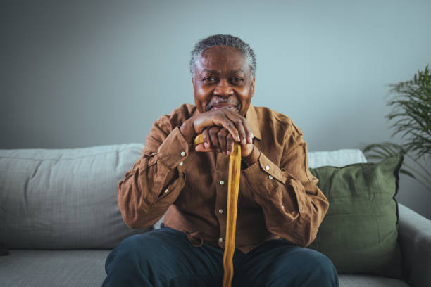 istock Portrait of elderly man enjoying retirement. 1440482442
