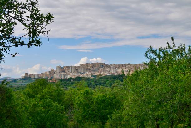 istock Agrigento seen from Valley of the Temples ,Valle dei Templi. 1440499678