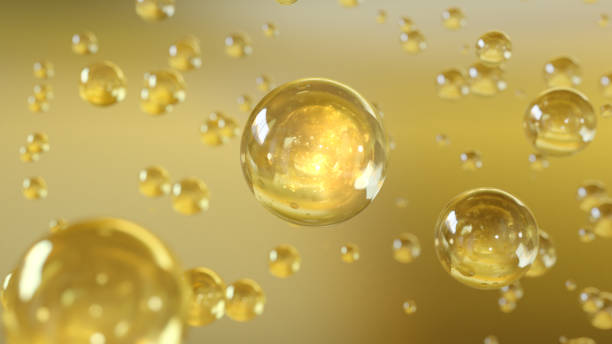 개인 관리 및 미용 개념을위한 비타민. - sphere glass bubble three dimensional shape 뉴스 사진 이미지