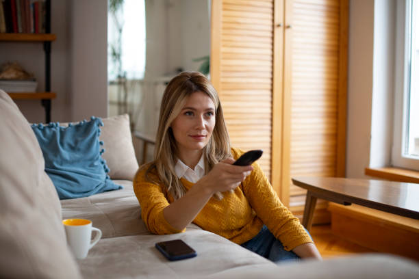 istock Watching TV stock photo 1440502726