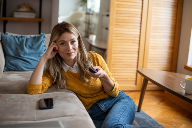 istock Watching TV stock photo 1440502727
