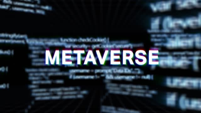 Metaverse Technology, Network Security, Cyber Security, Digital Protection, Computer Hack Background