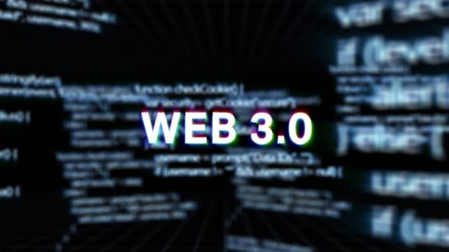 Web 3.0 Technology, Network Security, Cyber Security, Digital Protection, Computer Hack Background