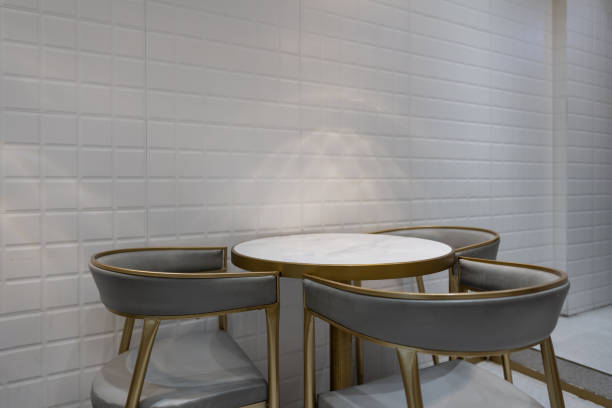 istock Casual tables and chairs in simple style 1440517627