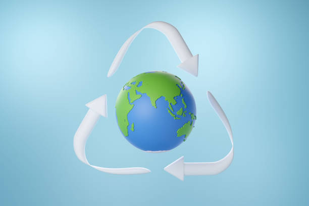 Green global village environmental concept