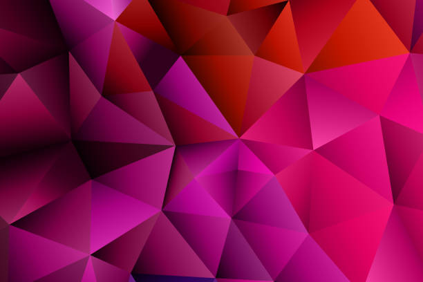 Polygonal rainbow mosaic background. Abstract low poly vector illustration. Triangular pattern, copy space. Template geometric business design with triangle for poster, banner, card, flyer Polygonal rainbow mosaic background. Abstract low poly vector illustration. Triangular pattern, copy space. Template geometric business design with triangle for poster, banner, card, flyer. Hexagon stock illustrations