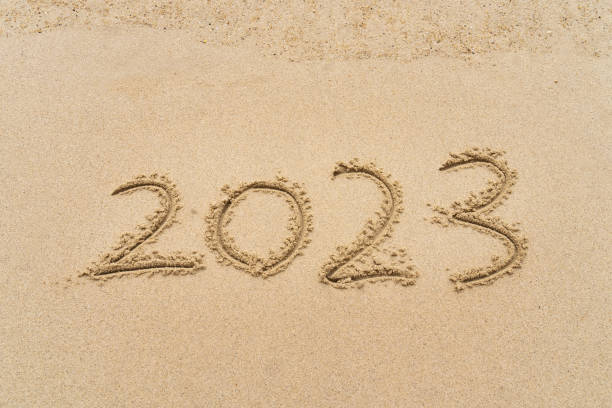 istock 2023 handwritten in sand on a beautiful beach 1440533277