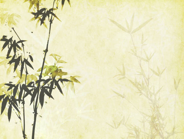 伝統的な中国絵画竹 - bamboo asia backgrounds textured点のイラスト素材／クリップアート素材／マンガ素材／アイコン素材