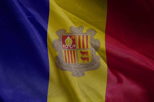istock silky realistic fabric country flag 1440538490