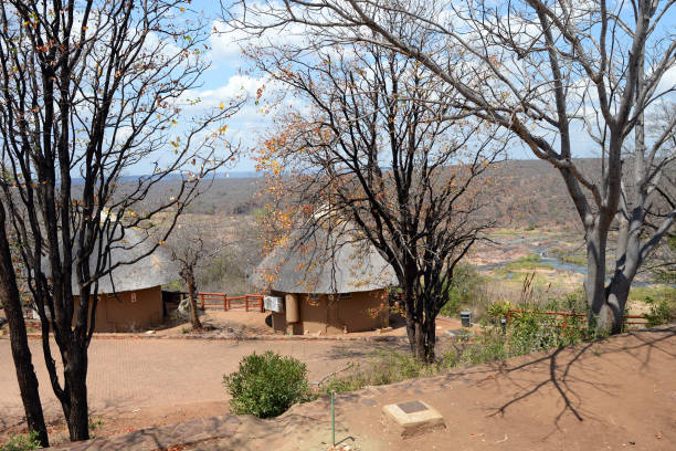 istock Landscape with bungalows in Kruger National Park 1440550772