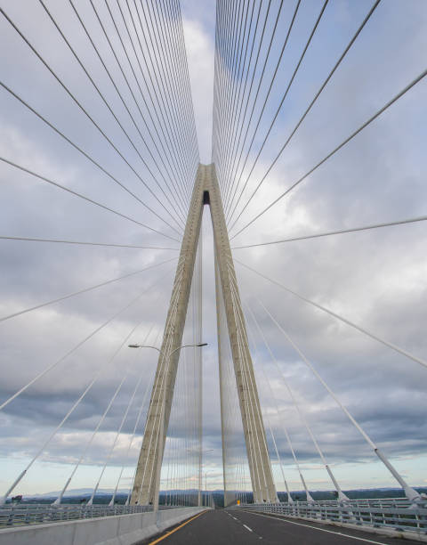 istock Low angle shot of Centennial bridge in Panama Canal 1440552056