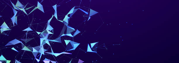 istock Futuristic space. Color music. Template for festive presentation. 3d 1440556889