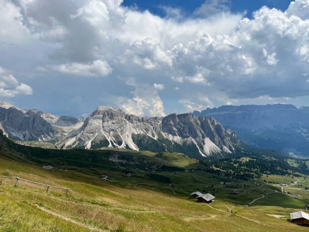 istock Beautiful mountainous alpine landscape 1440559390