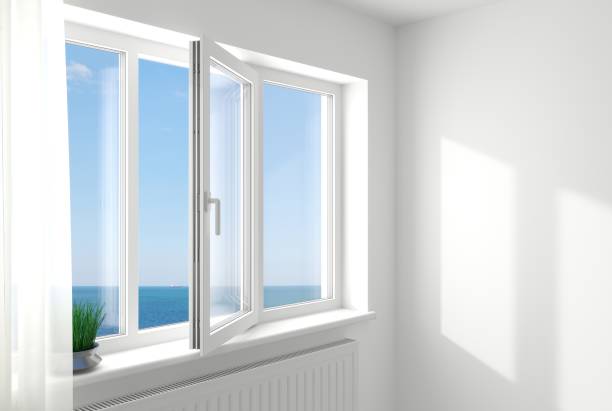 istock White plastic window in the new room 1440560148